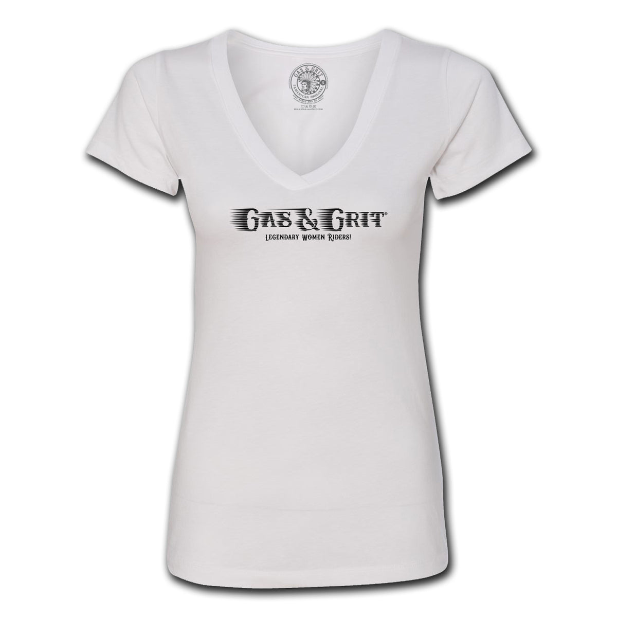 Women's V-Neck Tees | V-Neck Graphic T Shirts | Gas and Grit