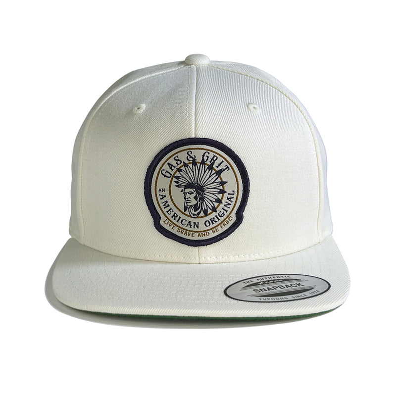 White Trucker Cap | Retro Trucker Cap | Gas and Grit