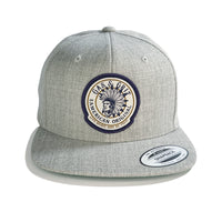 Flat Bill Hats | Heather Gray Hat | Gas and Grit