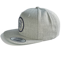 Flat Bill Hats | Heather Gray Hat | Gas and Grit