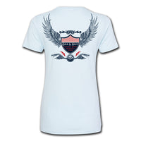 Women's Shield Wing Tees | Cotton Fine Jersey | Gas and Grit