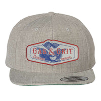 American Eagle Large Patch Heather Gray Hat