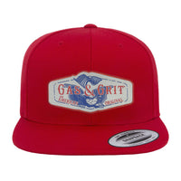 American Eagle Large Patch Red Hat