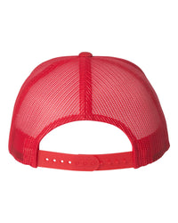 American Eagle Large Patch Heather Red/Red Mesh Back Hat